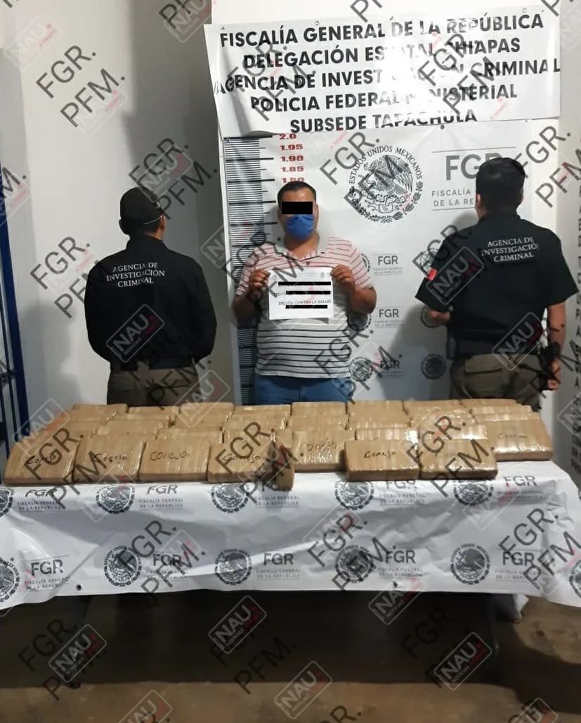 Vinculan a proceso a persona a persona que detuvieron con 62 kilogramos de cocaína