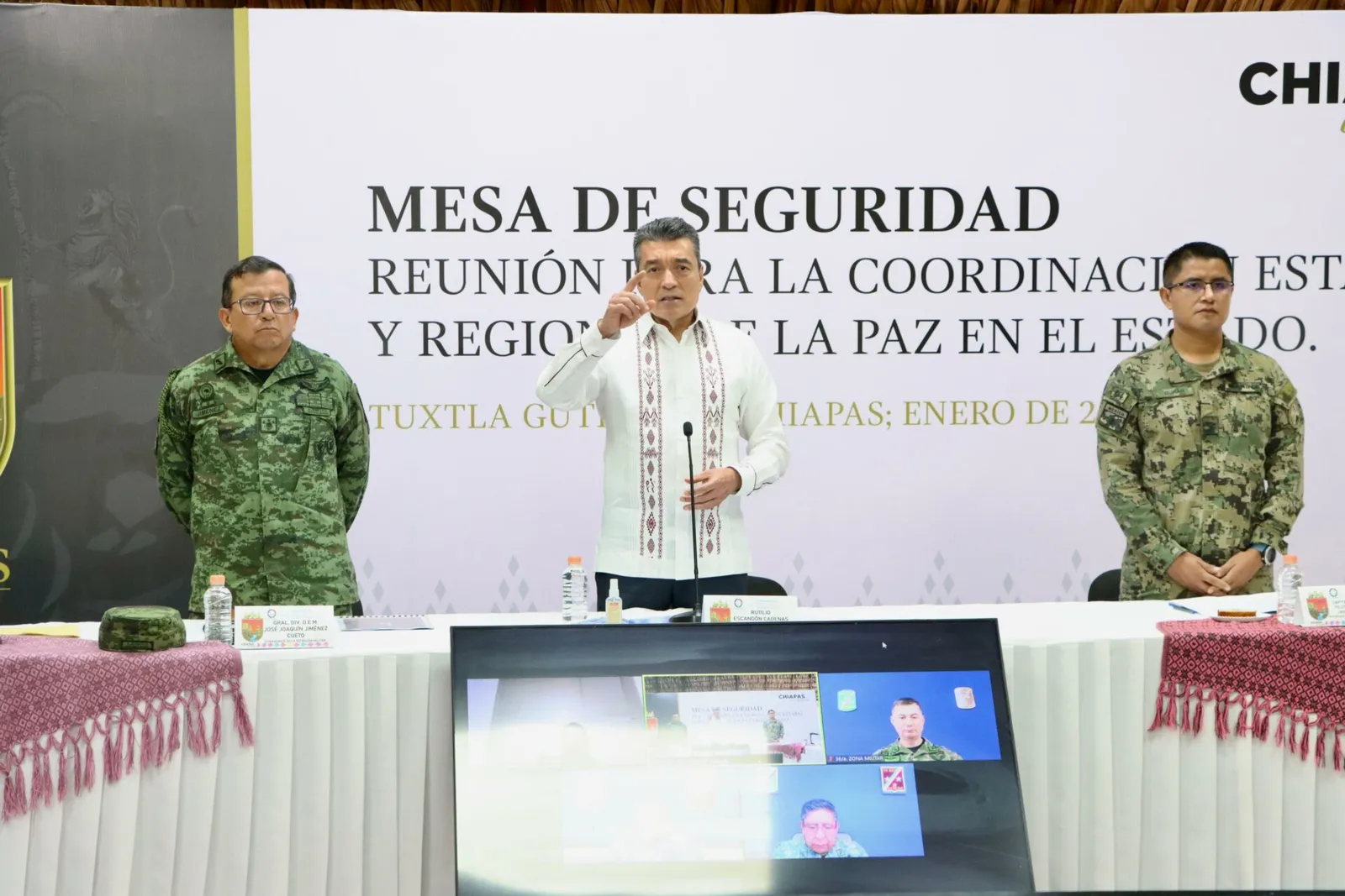 Exhorta Rutilio Escandón a la población a vacunarse contra la influenza
