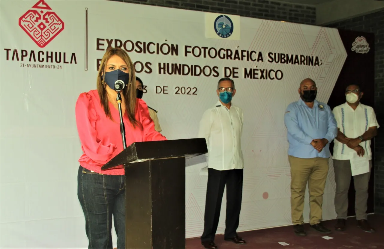 SE INAUGURA EXPOSICIÓN FOTOGRÁFICA “BARCOS HUNDIDOS DE MÉXICO” EN EL MUSEO DEL CAFÉ DE TAPACHULA