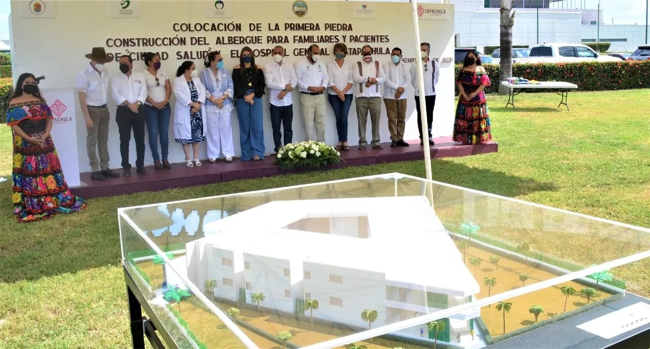 PONEN PRIMERA PIEDRA DE ALBERGUE “CIUDAD SALUD”