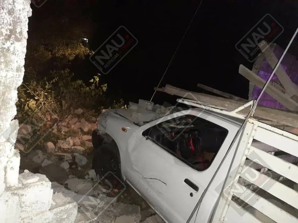 Se estrelló contra un muro