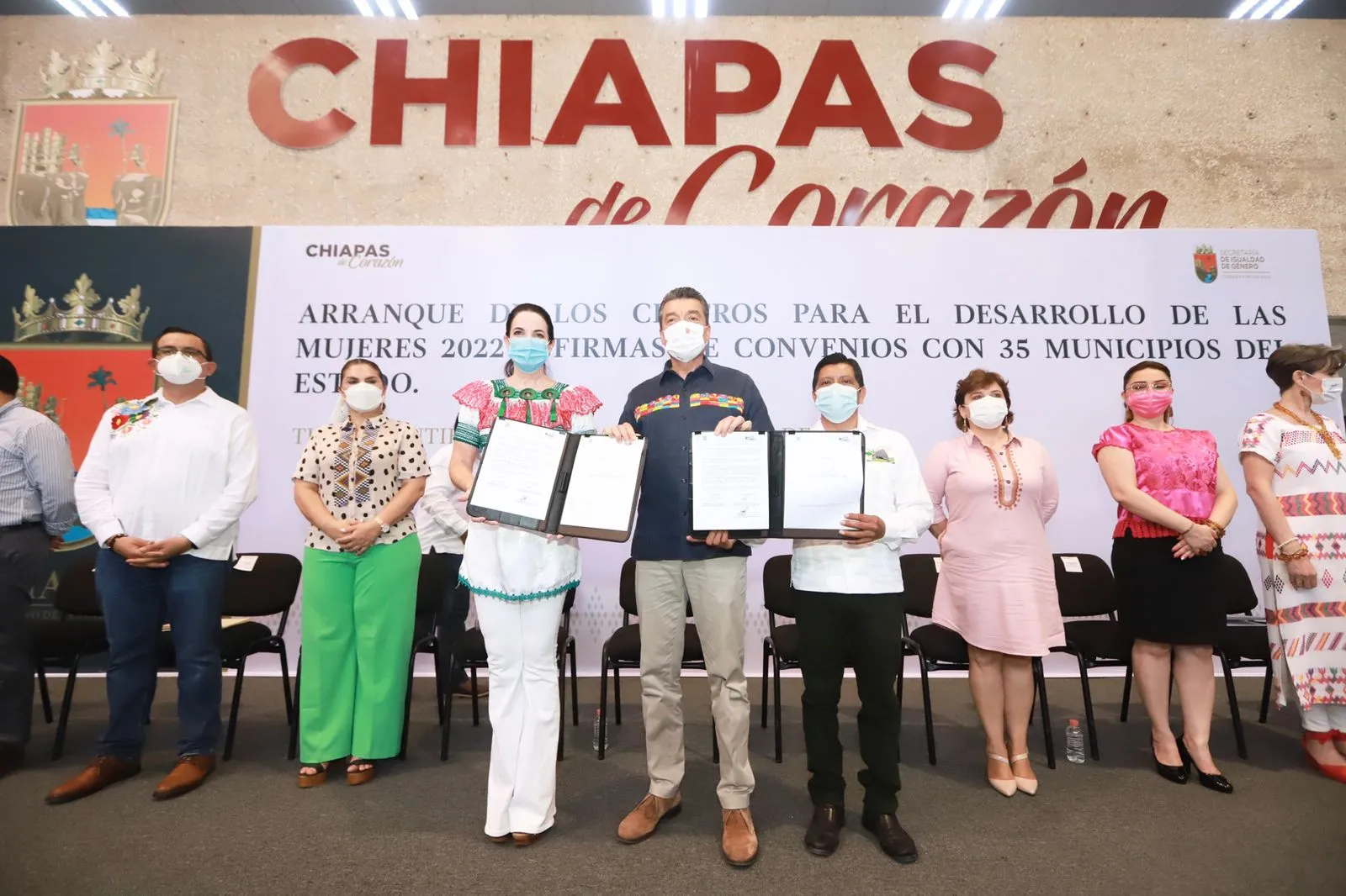Encabeza Rutilio Escandón arranque de los Centros para el Desarrollo de las Mujeres en 35 municipios