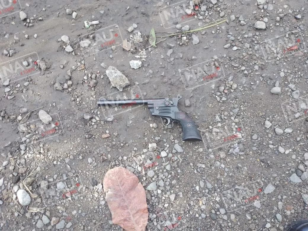 Encuentran una pistola en la calle de la colonia Nuevo Mundo 3