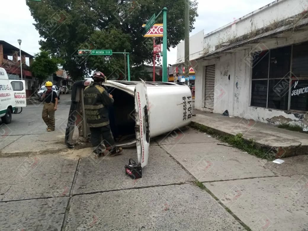 10 lesionados en accidente