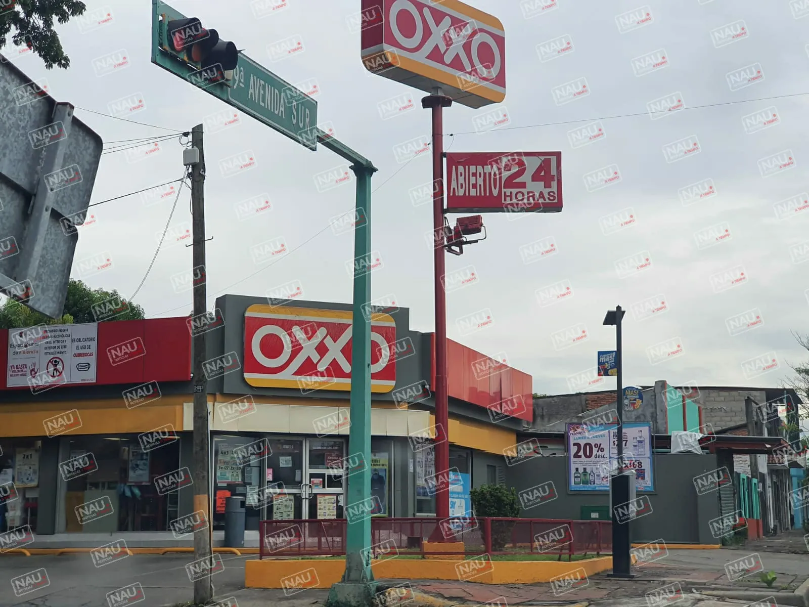 Asaltan tienda OXXO.