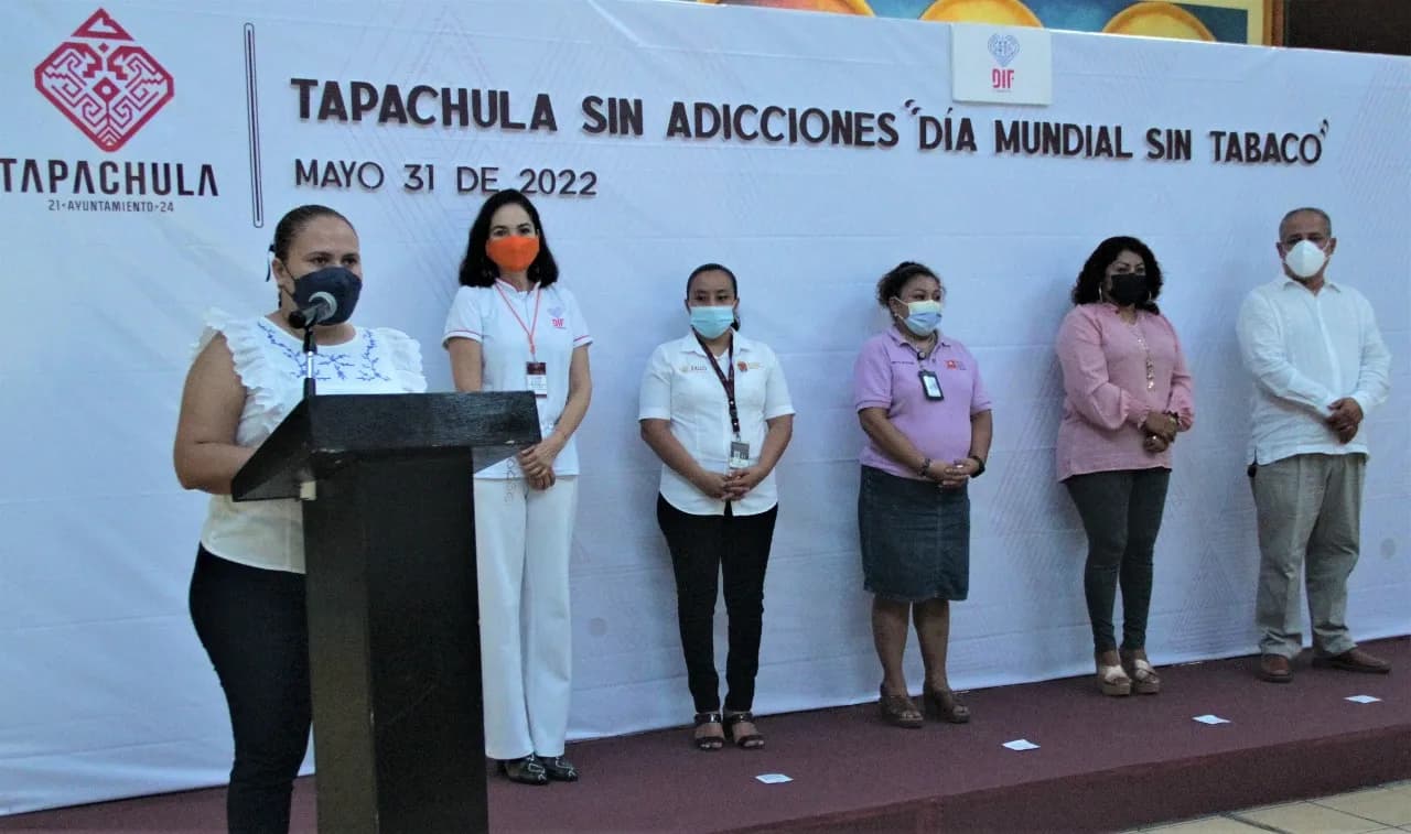 RATIFICA AYUNTAMIENTO DE TAPACHULA SU COMPROMISO DE LUCHA CONTRA EL TABAQUISMO