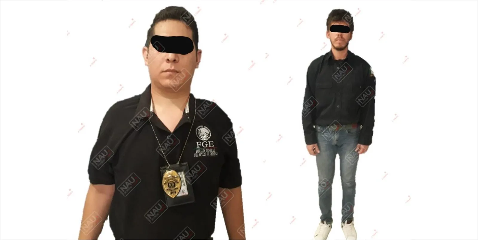 Detienen a dos sujetos que llevaban uniforme de una corporación policíaca