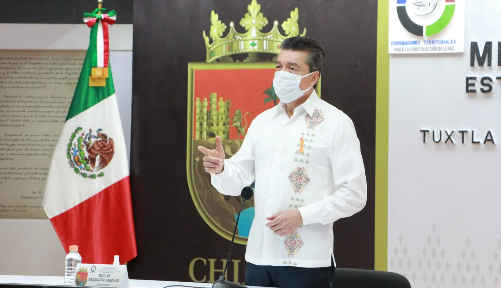 Refrenda Rutilio Escandón voluntad de trabajar por el bienestar de las niñas y mujeres