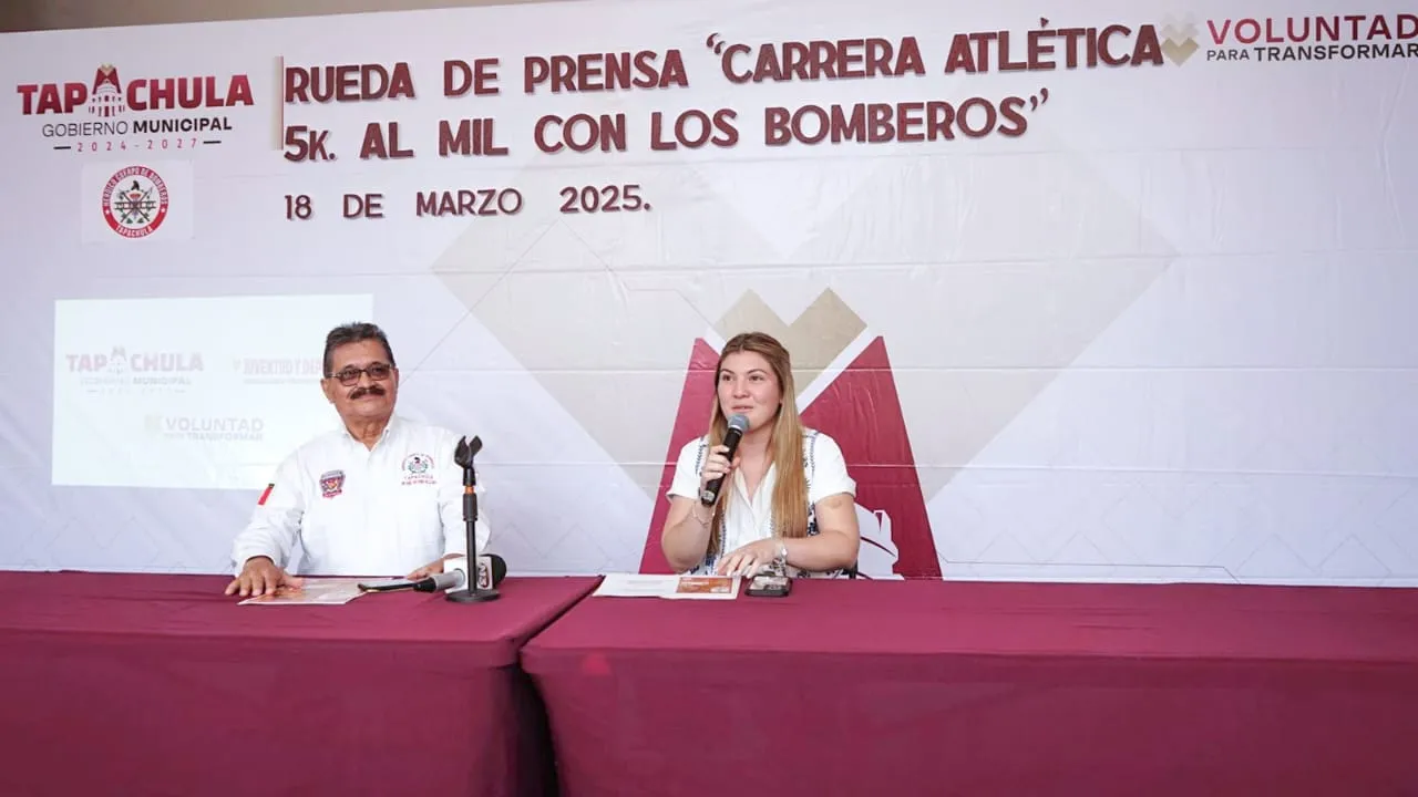Ayuntamiento de Tapachula invita a la carrera 5K “Al mil con los bomberos”