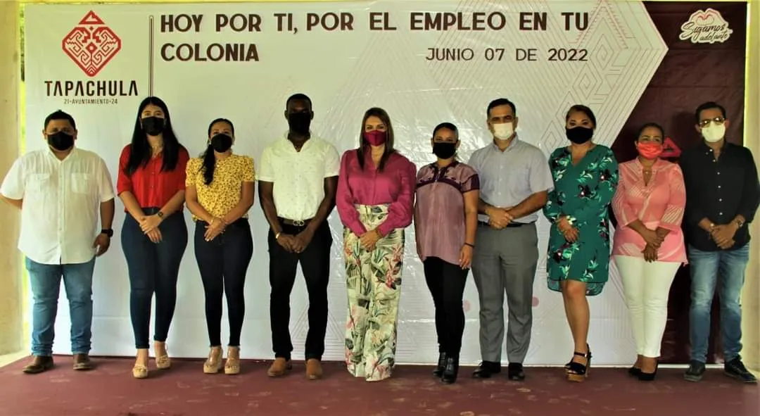 REALIZAN PROGRAMA “HOY POR TI, POR EL EMPLEO EN TU COLONIA” EN CEDECO NORTE DE TAPACHULA