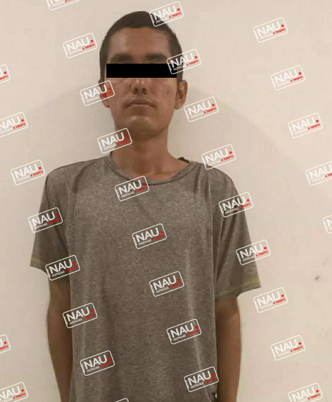 Presunto asaltante fue detenido.