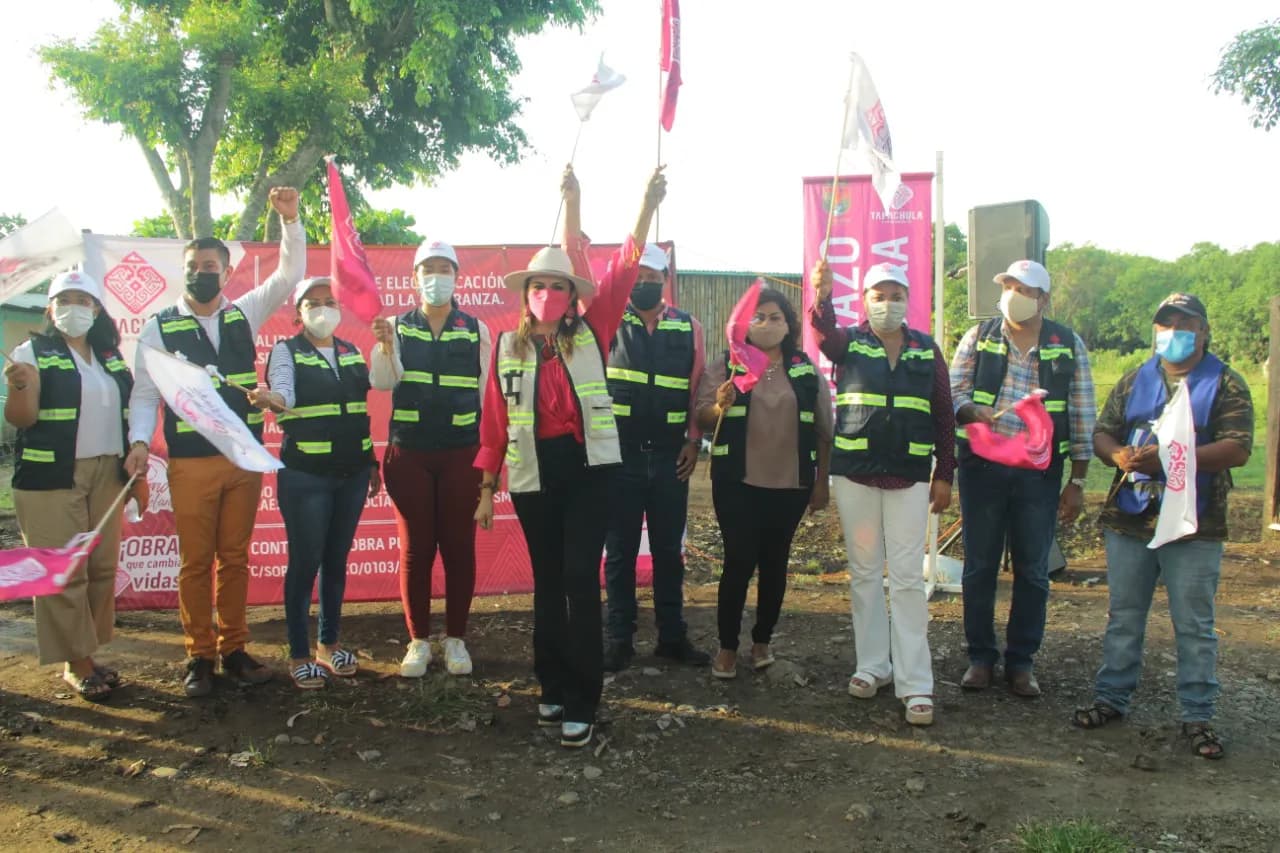 CON OBRAS SE HACE JUSTICIA SOCIAL A COMUNIDADES DE LA ZONA BAJA DE TAPACHULA