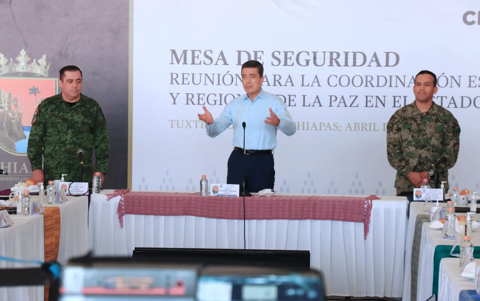 Agradece Rutilio Escandón a autoridades y Comités Comunitarios de Protección Civil por combatir el fuego