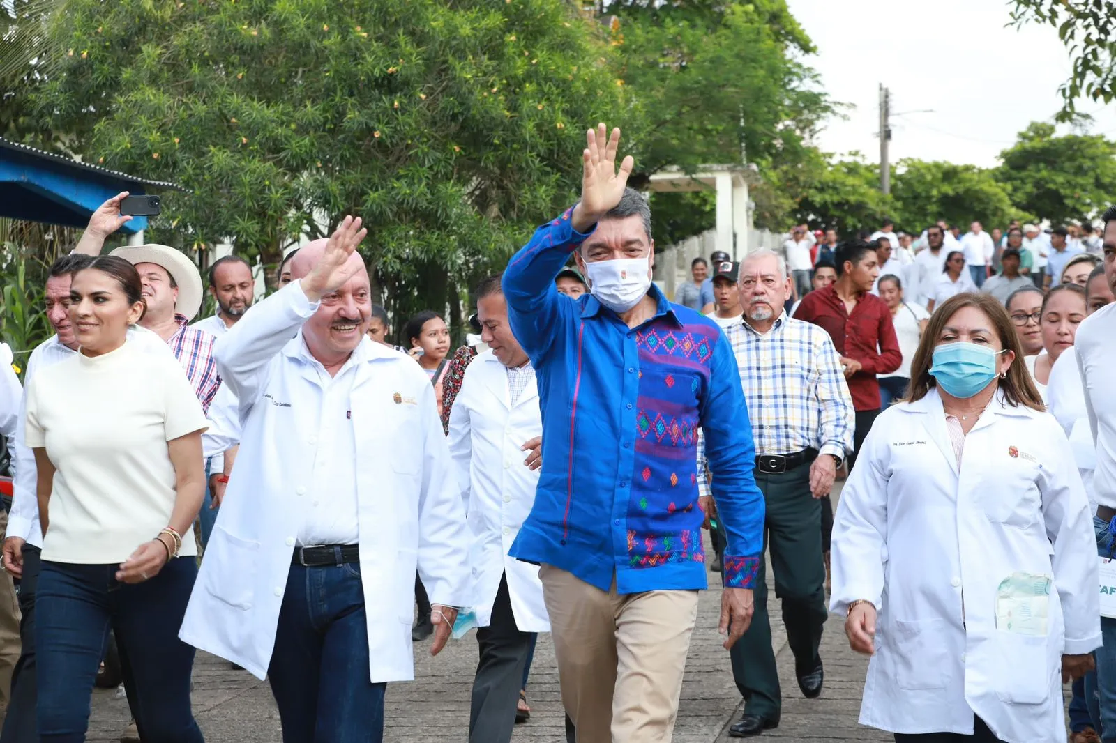 Rutilio Escandón inaugura la reconversión del Centro de Salud de Cardona, Juárez