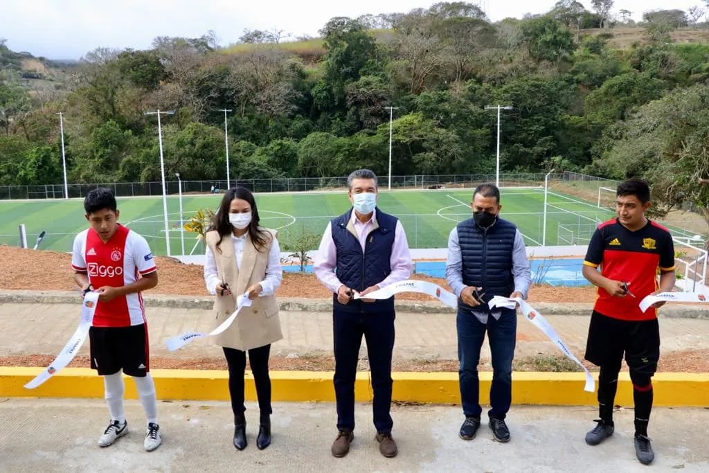 Rutilio Escandón inaugura Centro Deportivo “El Botafogo”, en San Fernando
