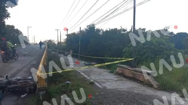 Muere motociclista en accidente en HUIXTLA