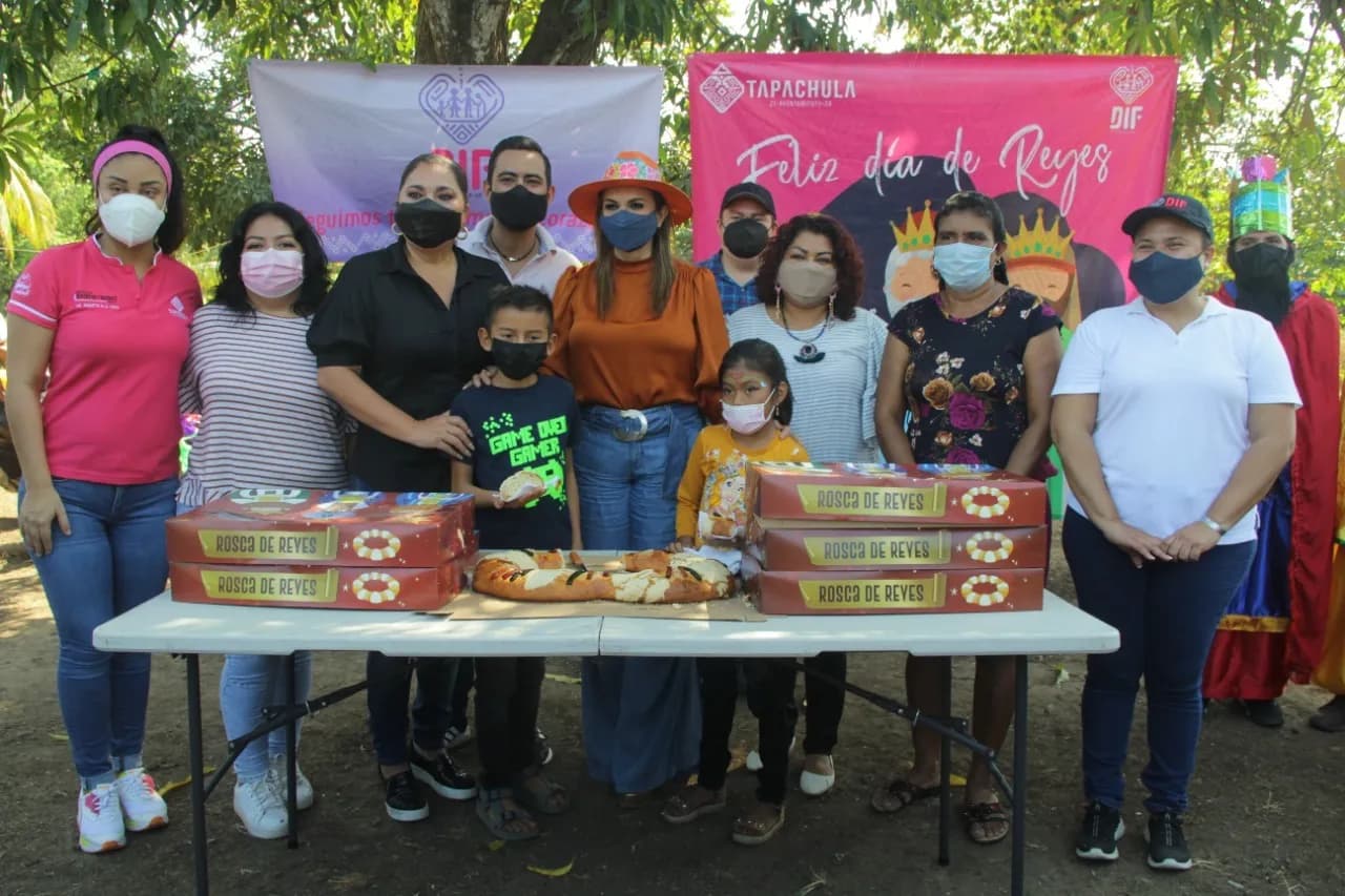 CELEBRAN DÍA DE REYES EN COMUNIDADES DE LA ZONA BAJA DE TAPACHULA