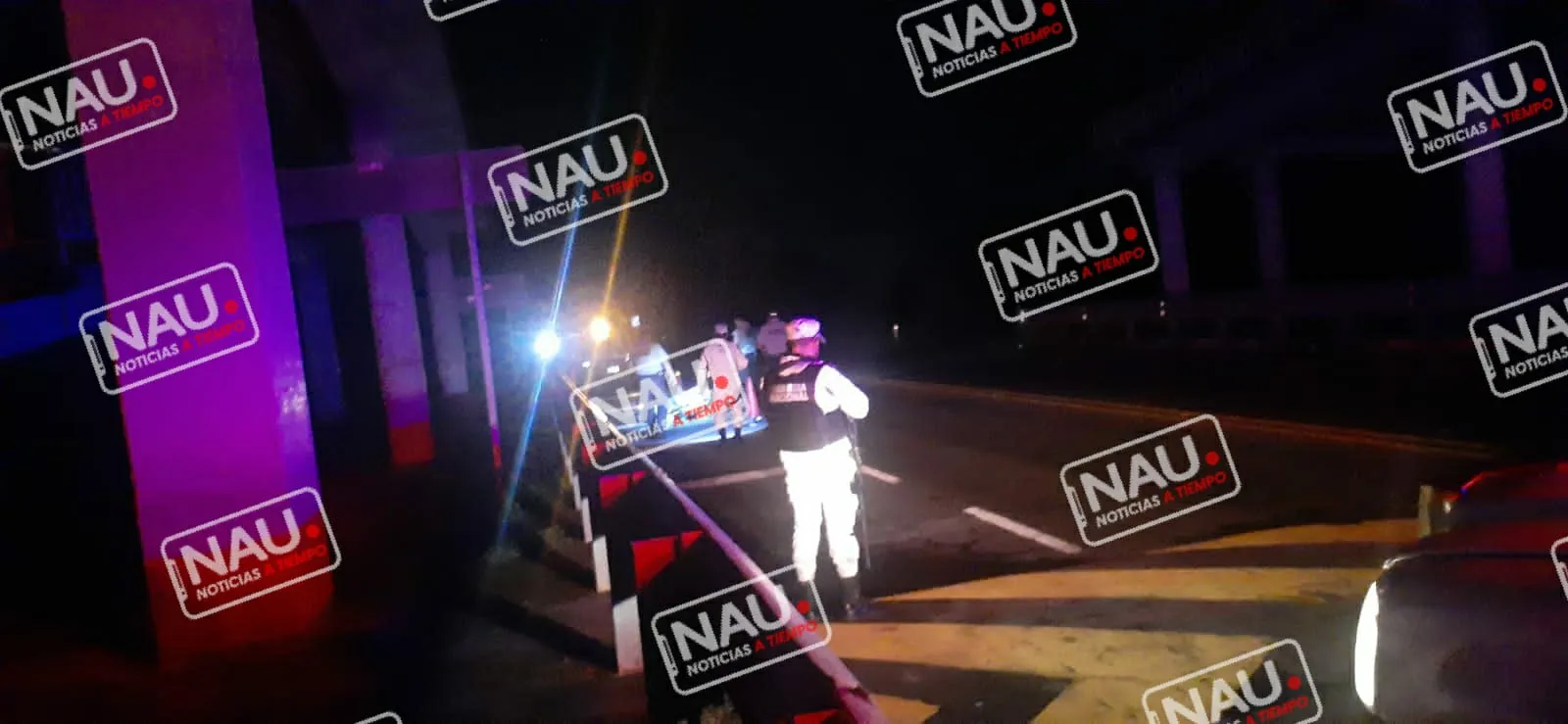 Motociclista derrapó en el libramiento de Metapa de Domínguez.