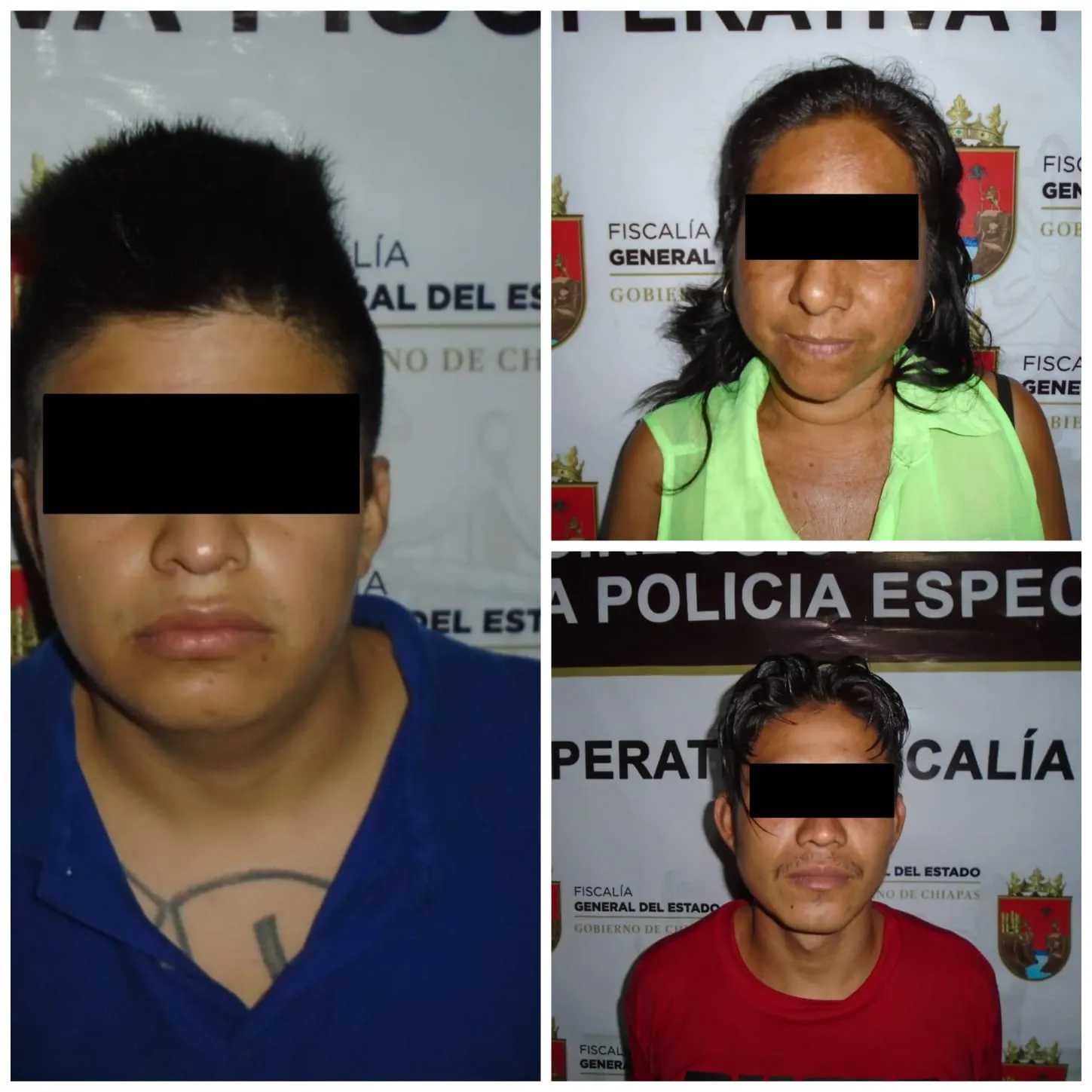 En diligencia de cateo, FGE detuvo a tres personas