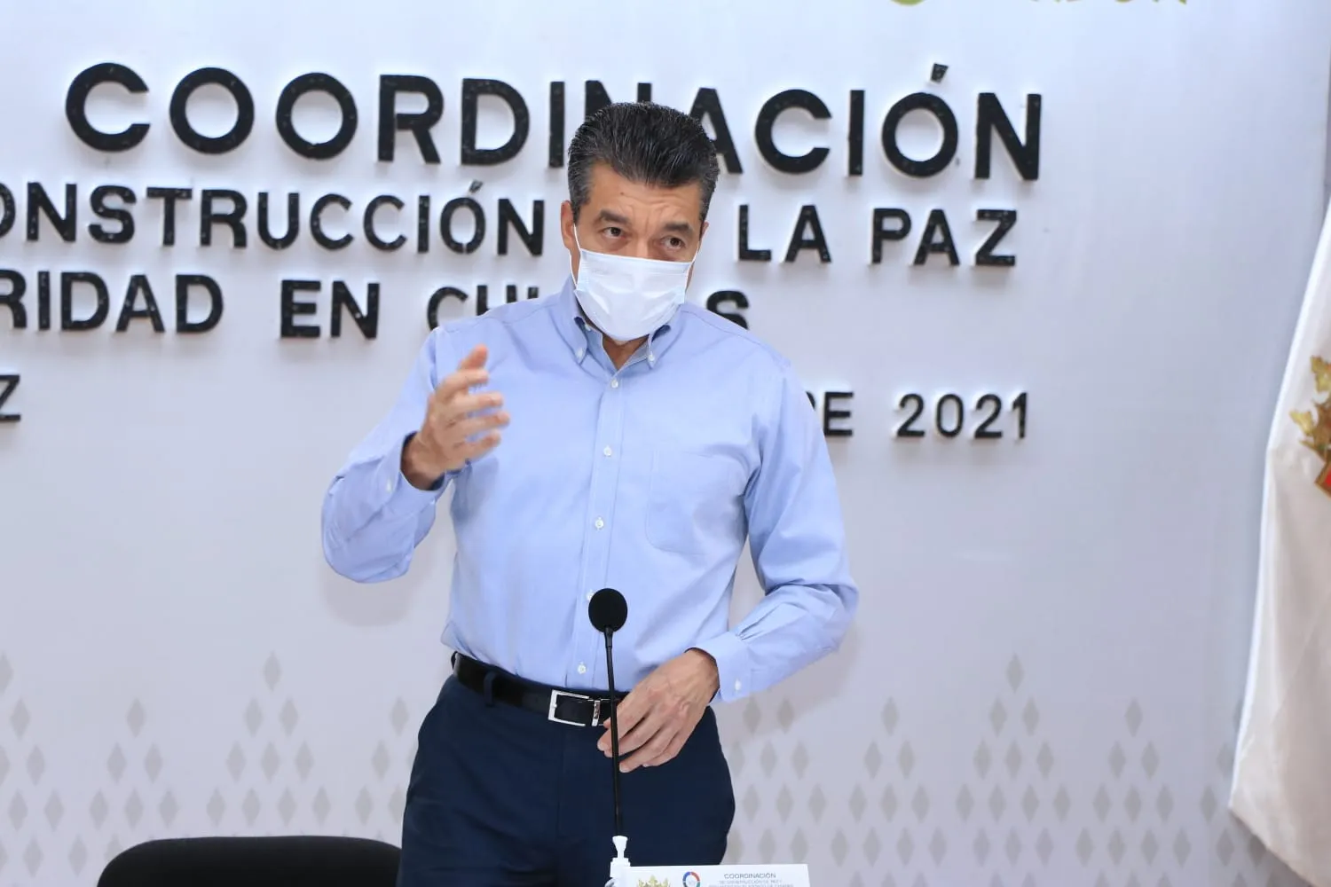 Rutilio Escandón pide a jóvenes que motiven a familiares a vacunarse contra el COVID-19