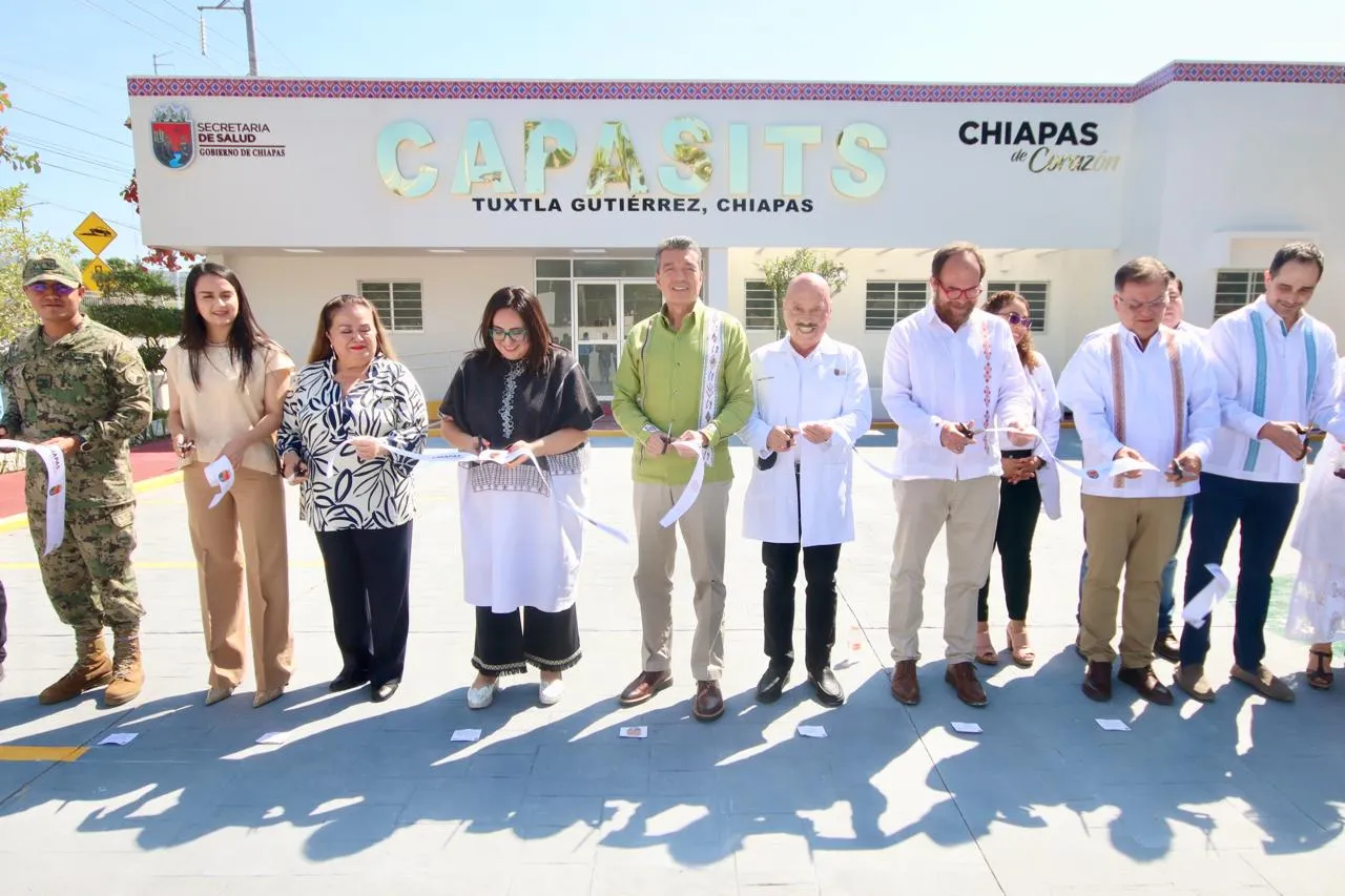 Inaugura Rutilio Escandón la reconversión del Capasits de Tuxtla Gutiérrez