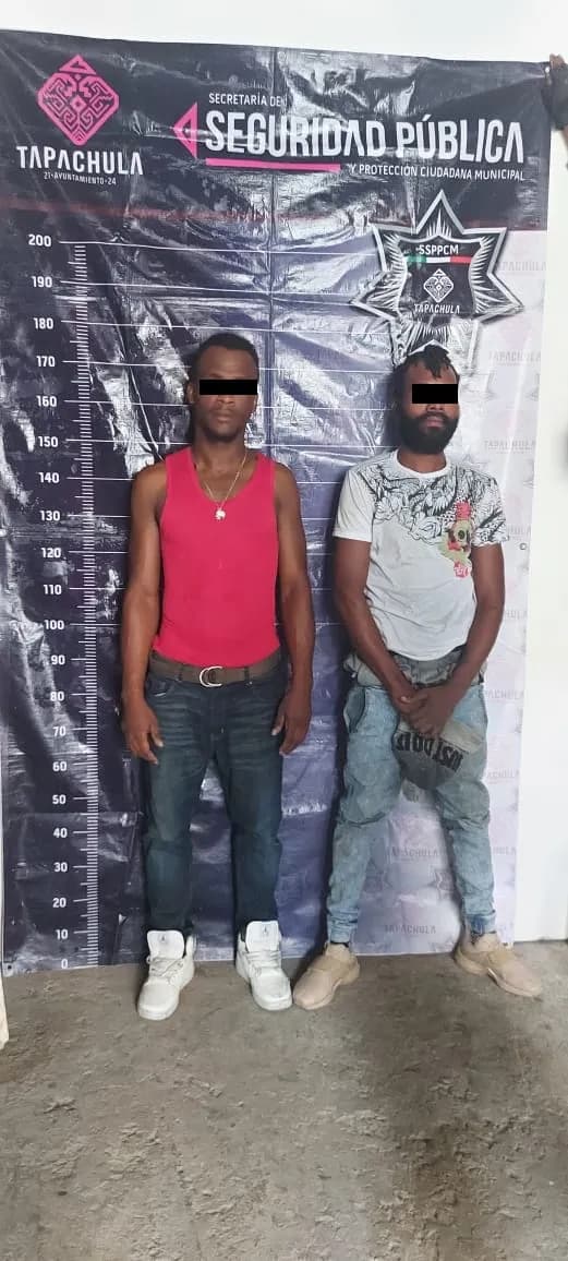 Detienen a cuatro migrantes en riña en el centro de Tapachula