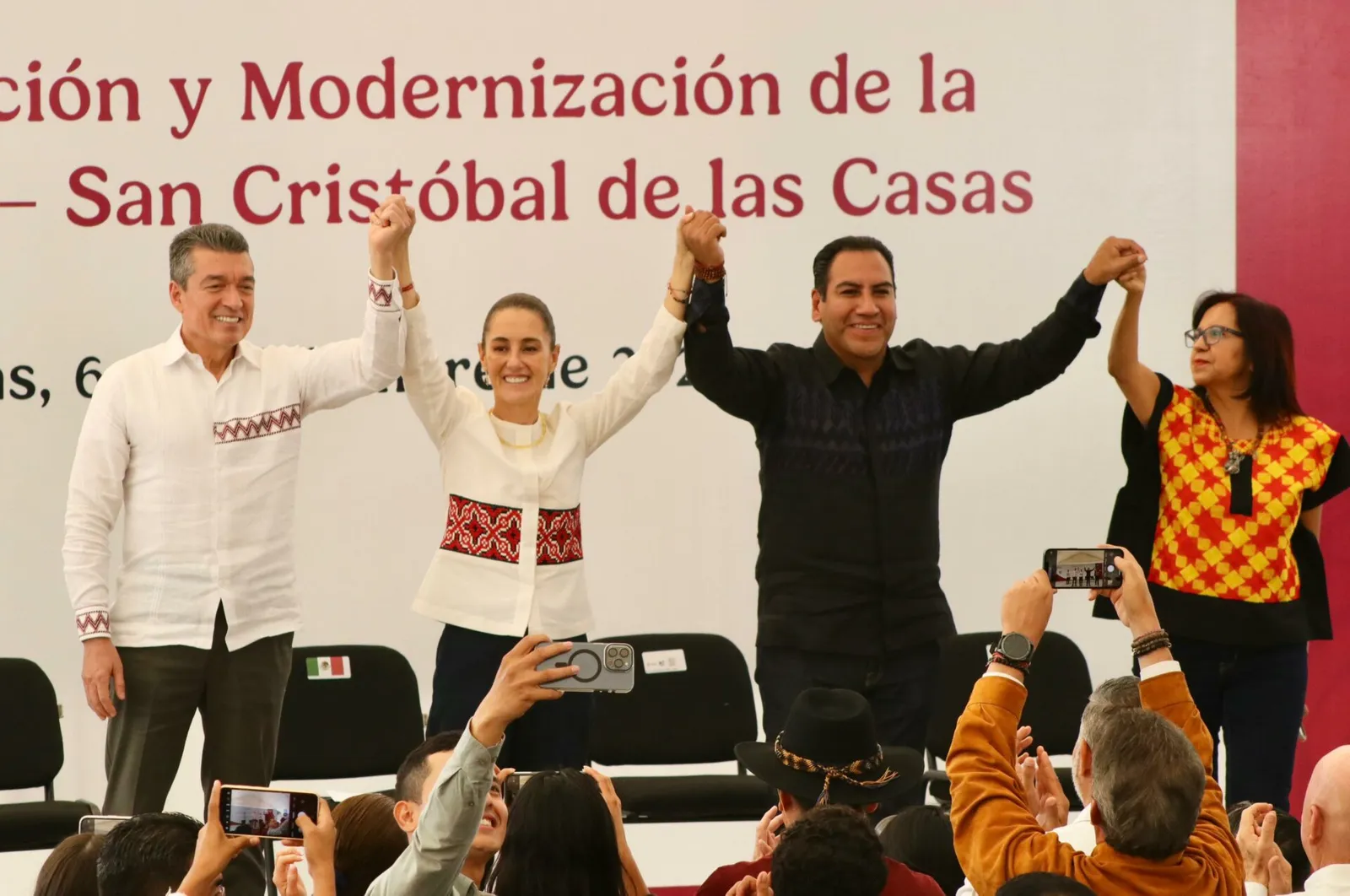 Reconoce presidenta Sheinbaum trabajo de Rutilio Escandón al frente del Gobierno de Chiapas; anuncia su incorporación al Gabinete Federal