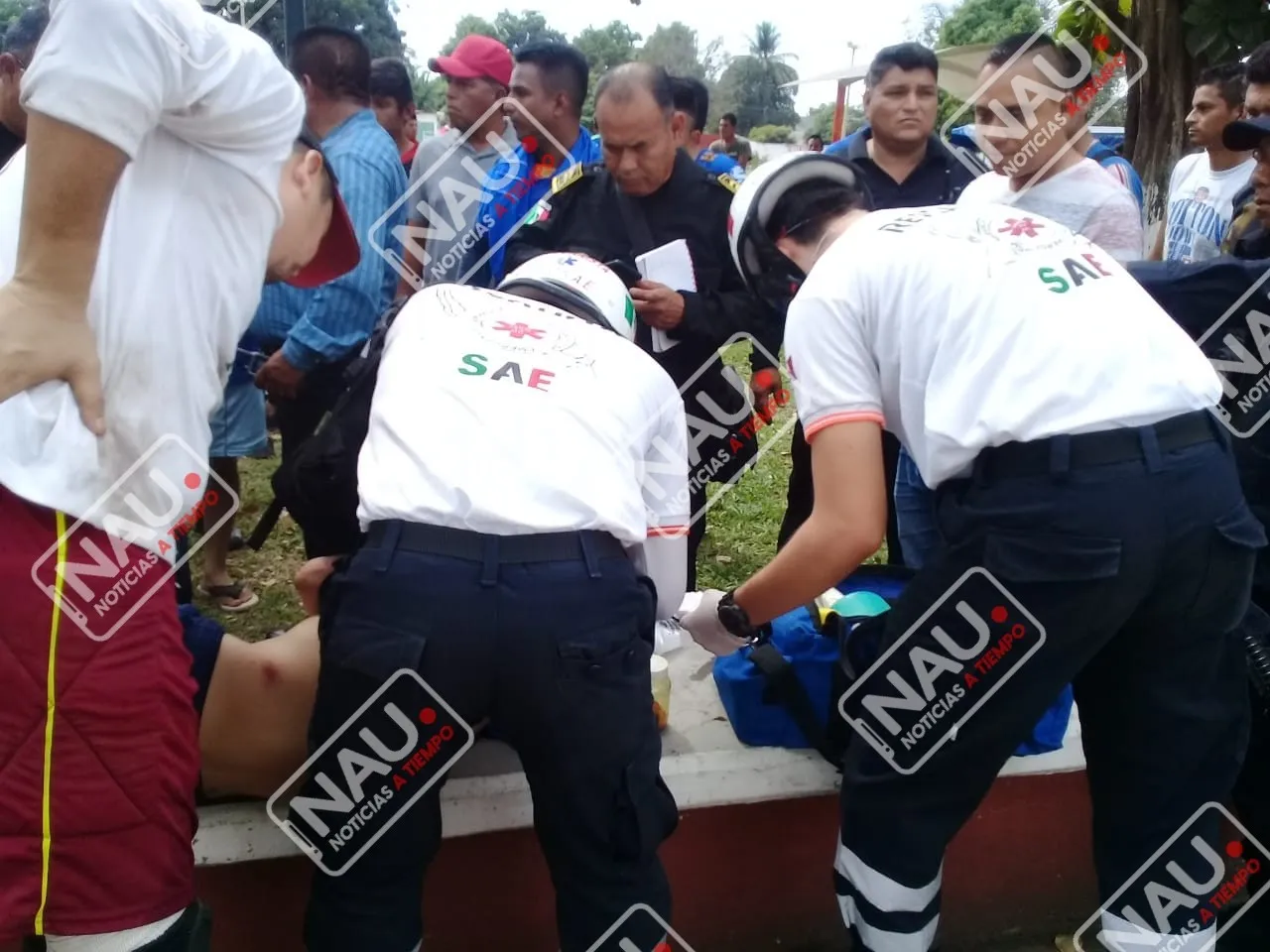 Jugador fue lesionado con cuello de botella en la yugular