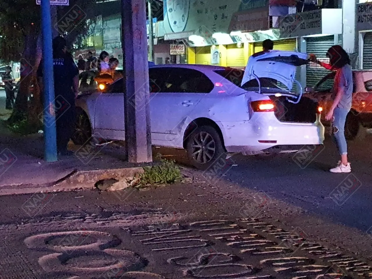 Choque deja una persona lesionada