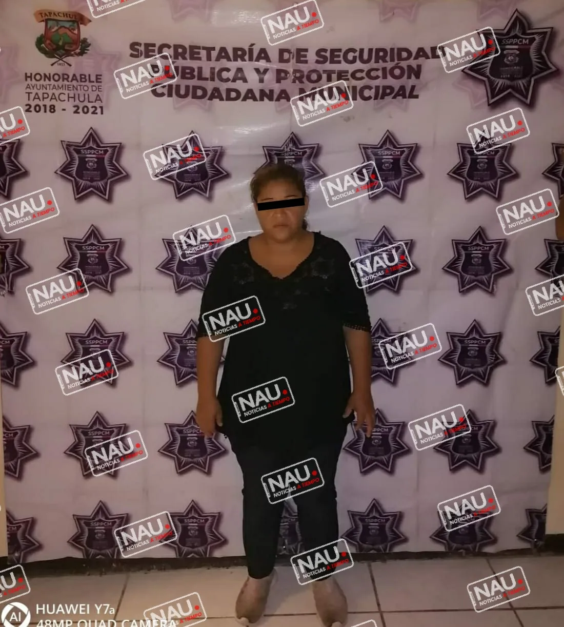 Detienen a guatemalteca por robo.