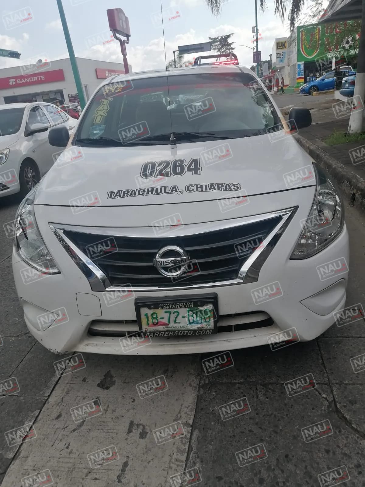 Taxista atropella a un señor