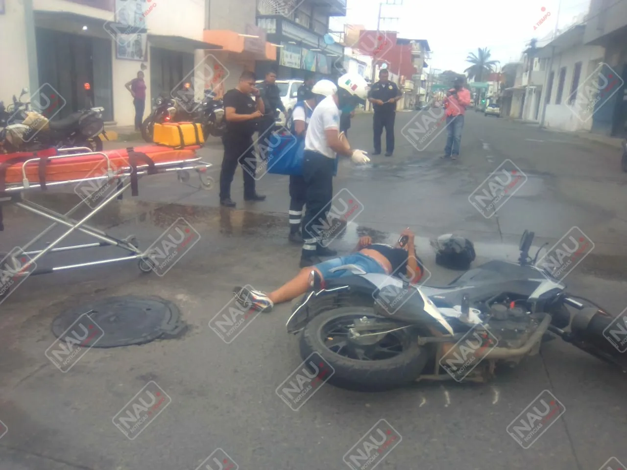 Fue atropellado por un vehículo que se dio a la fuga