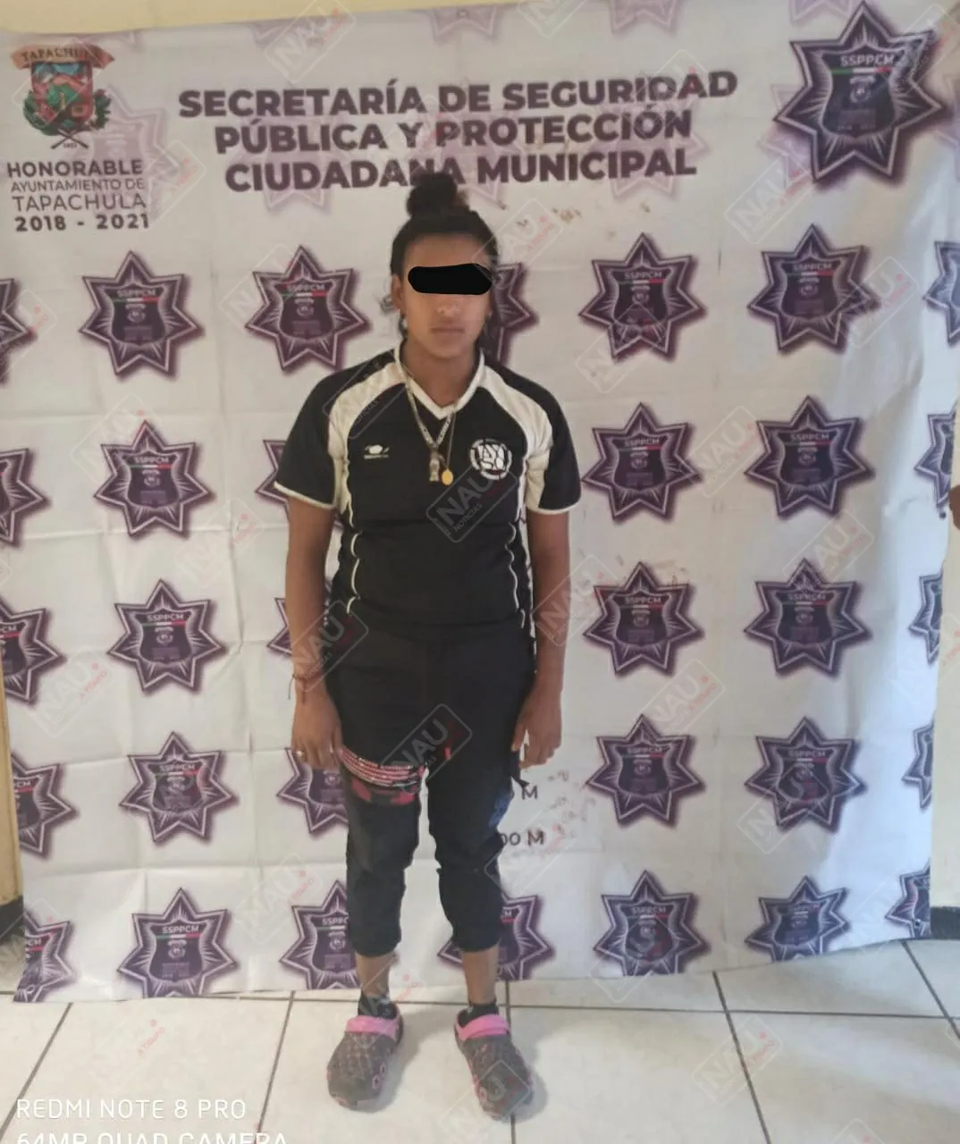 Detienen a Hondureña con vehículo con reporte de robo