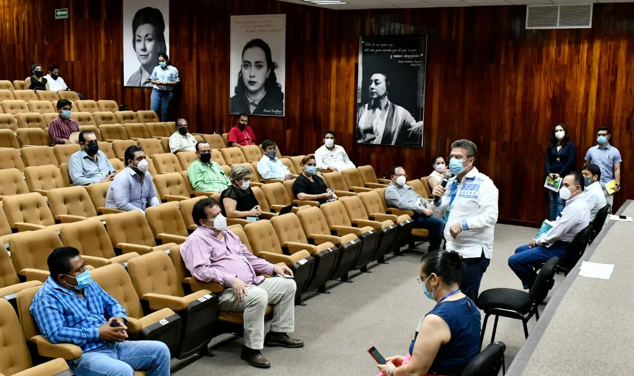 Preside Ismael Brito reunión para preservar el río Suchiapa
