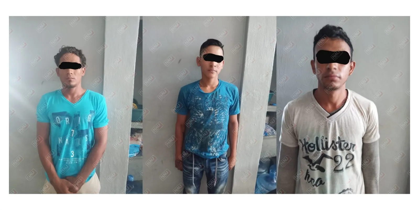 Tres detenidos con marihuana en Suchiate