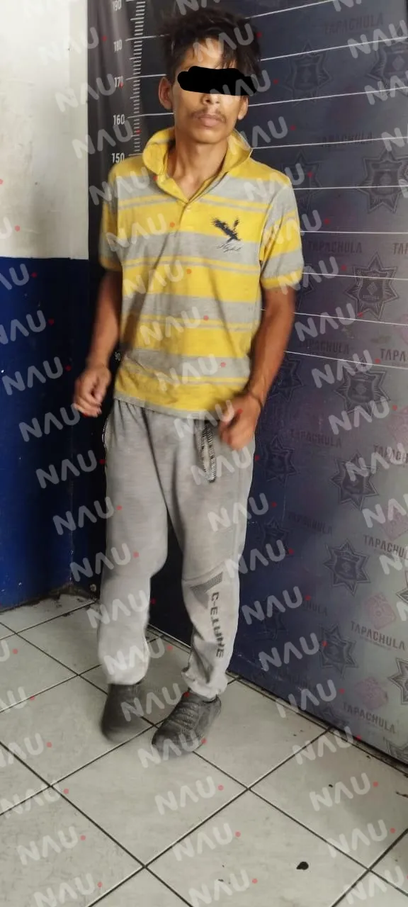 Detienen a hondureño por portación de arma y escandalizar en la vía pública