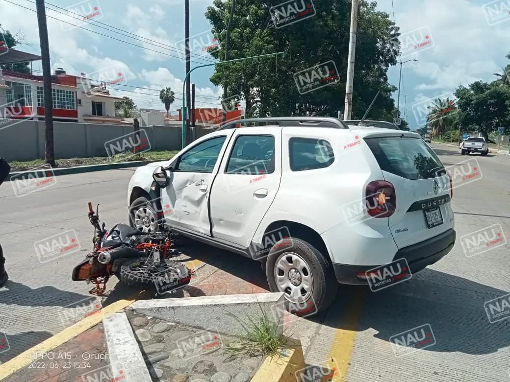 Motociclista atropellado