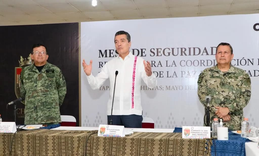 Desde Tapachula destaca Rutilio Escandón saldo blanco en delitos de alto impacto