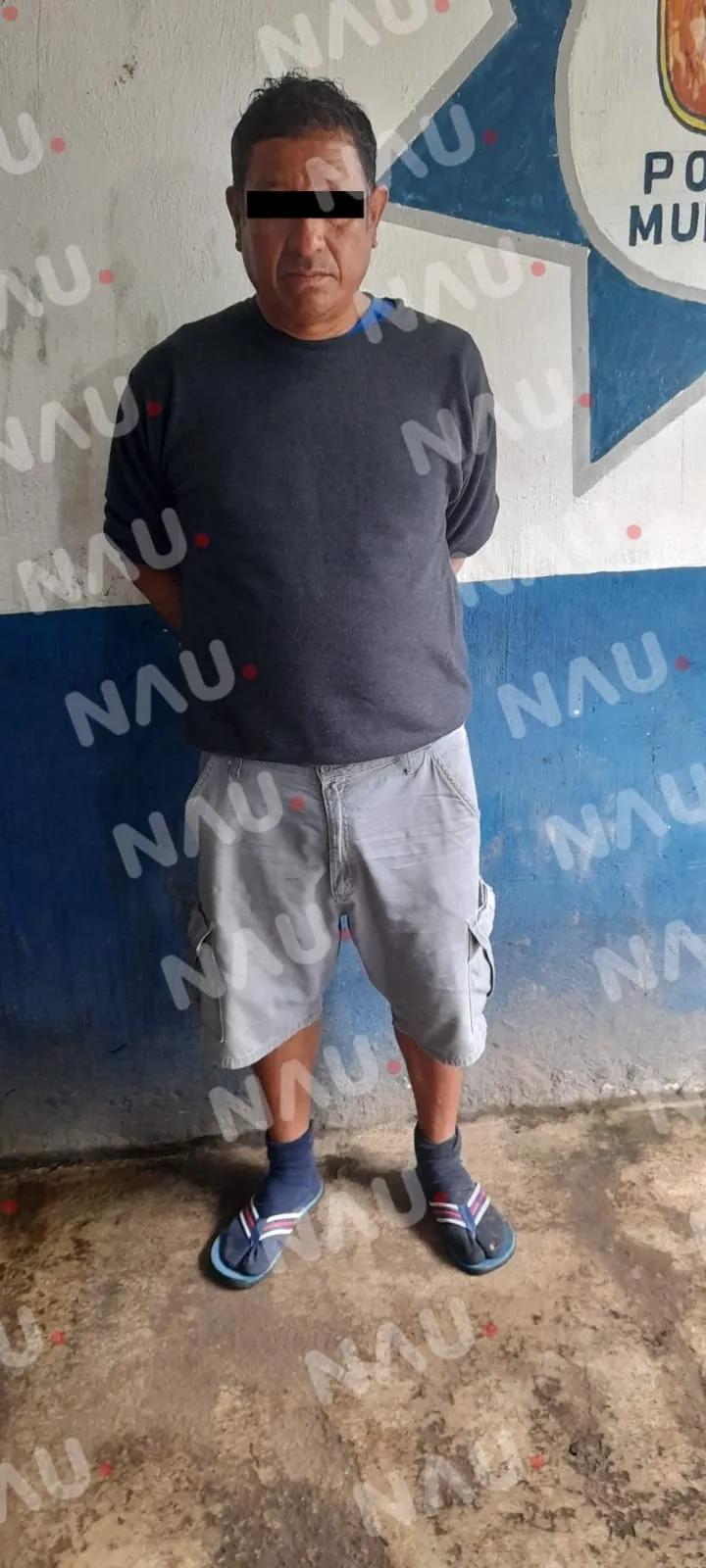 Detienen a sujeto de 50 años por golpear a su pareja