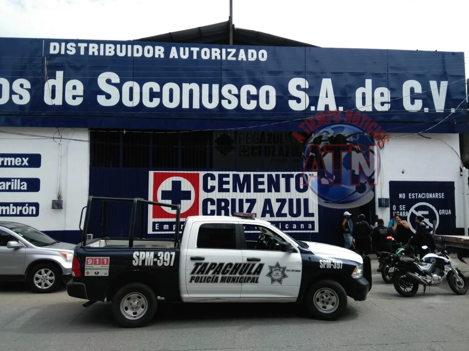 Asaltan a gerente de empresa de venta de cemento