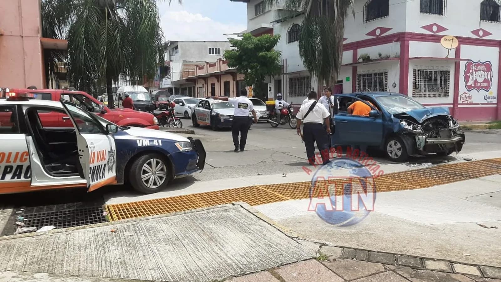 Sólo daños en choque de tres