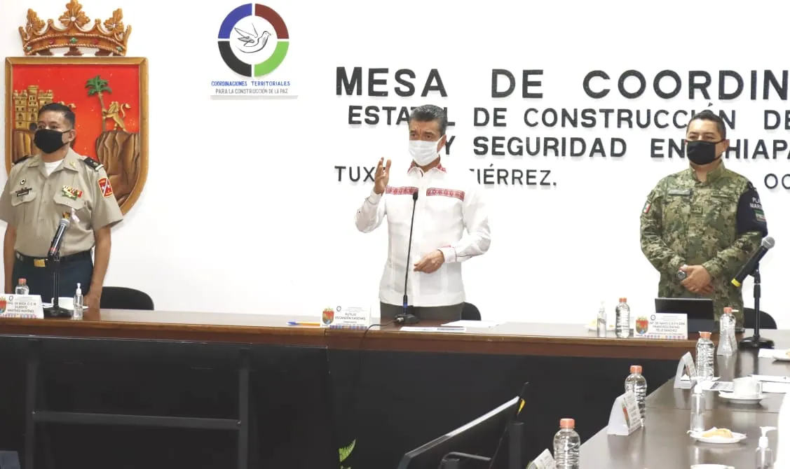 Chiapas registra 48 horas sin homicidio doloso, feminicidio y secuestro: Mesa de Seguridad