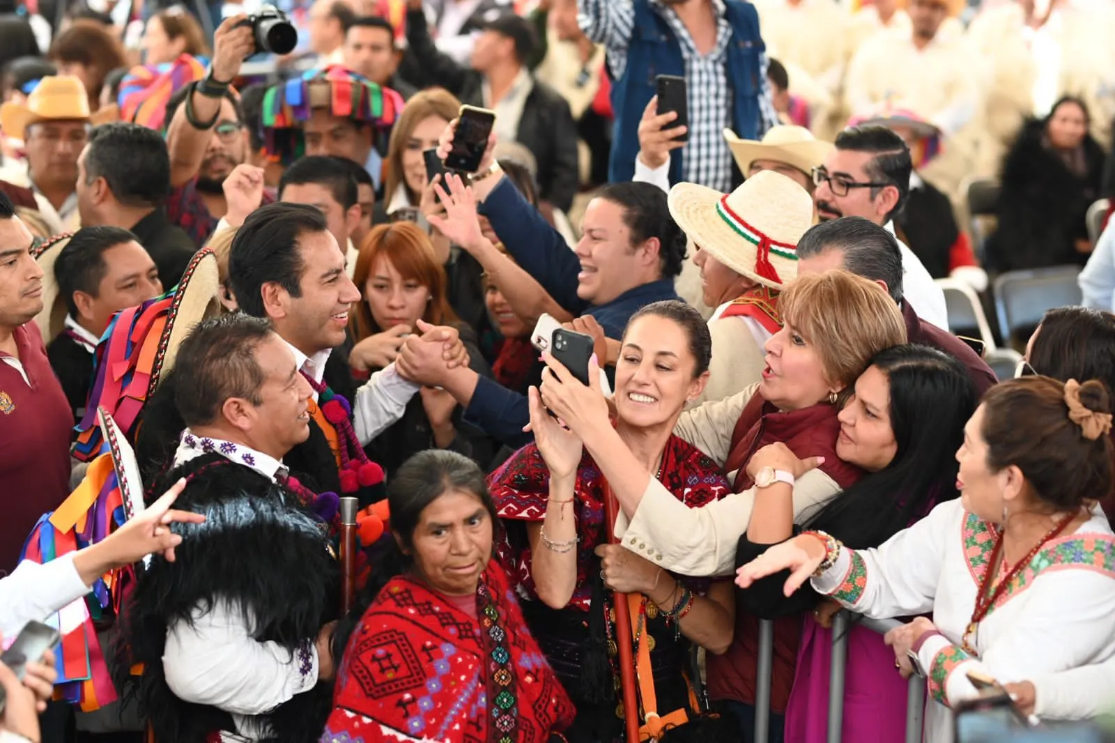 Eduardo Ramírez y Claudia Sheinbaum juntos por la consolidación de la transformación