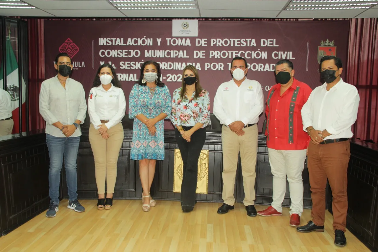 SE INSTALA EL CONSEJO MUNICIPAL DE PROTECCIÓN CIVIL EN TAPACHULA