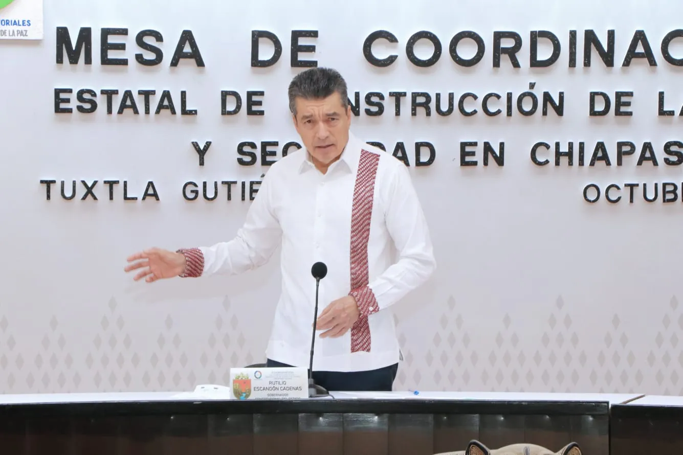 Reconoce Rutilio Escandón aprobación para que la Guardia Nacional forme parte del Ejército Mexicano