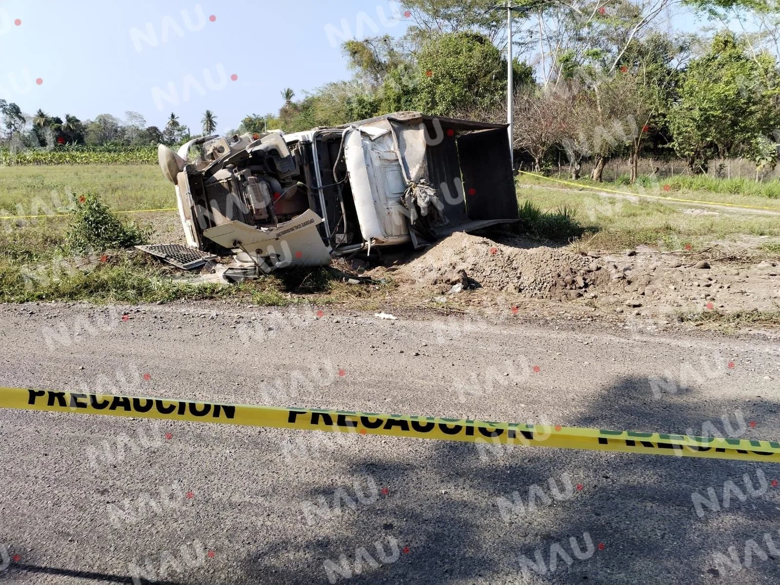 Trágico accidente en la carretera Cuatro Caminos – Mazatán: conductor de camión de volteo pierde la vida
