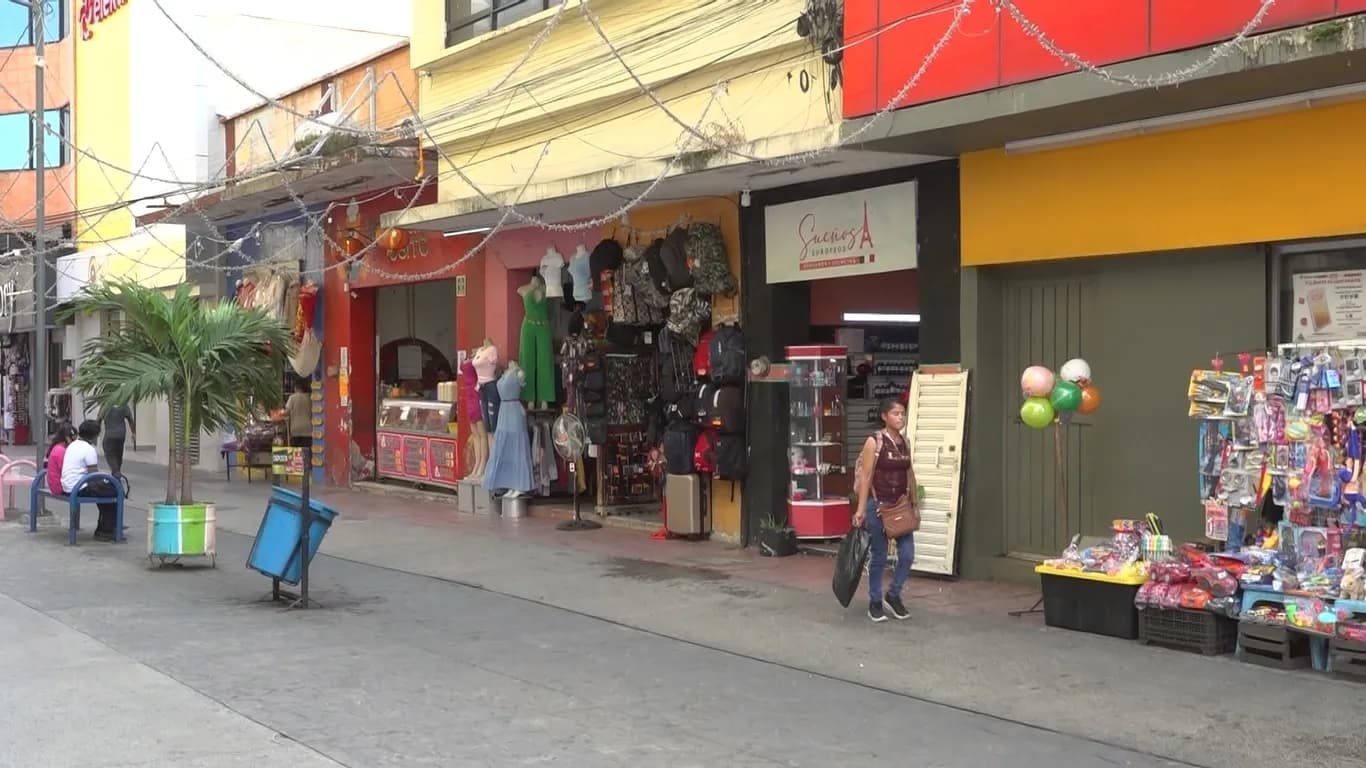 Comercio local continúan con afectaciones por las bajas ventas.