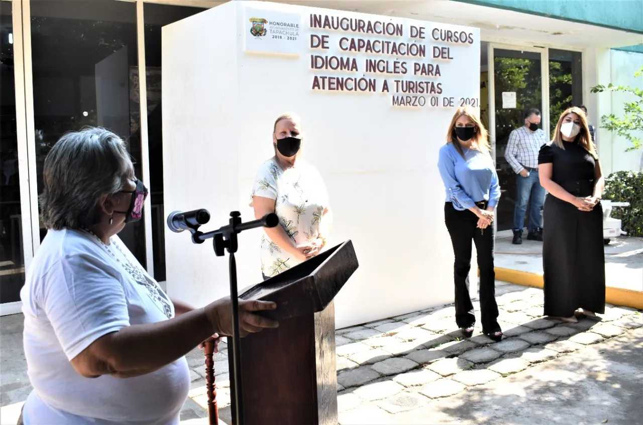 AYUNTAMIENTO DE TAPACHULA INAUGURÓ CURSO DE CAPACITACIÓN DEL IDIOMA INGLÉS PARA ATENCIÓN A TURISTAS