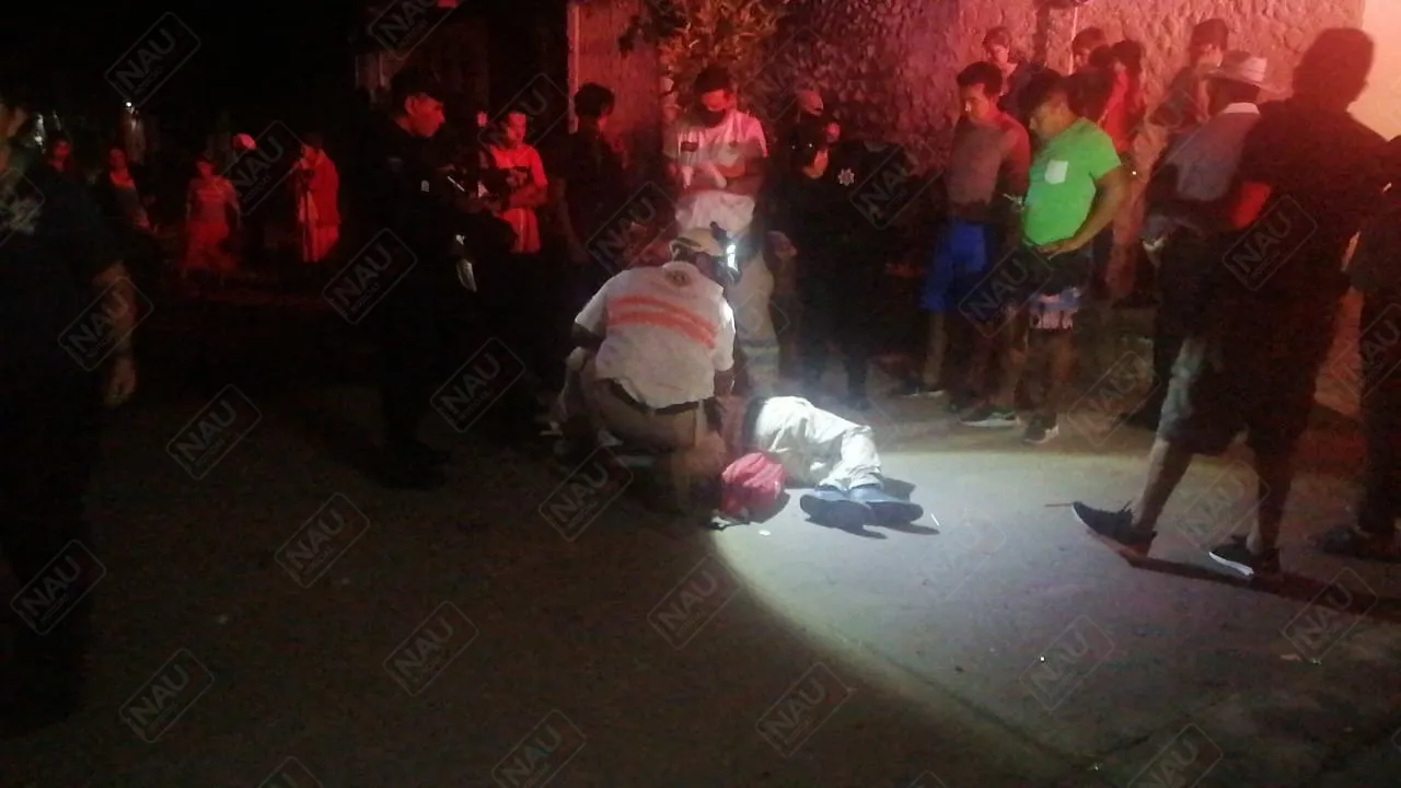 Un taxista resultó con lesiones al registrarse una riña en la colonia Los Ángeles en Tapachula