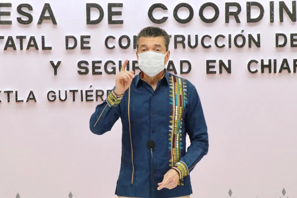 Anuncia Gobernador arribo de 100 mil vacunas contra el COVID-19 a Chiapas